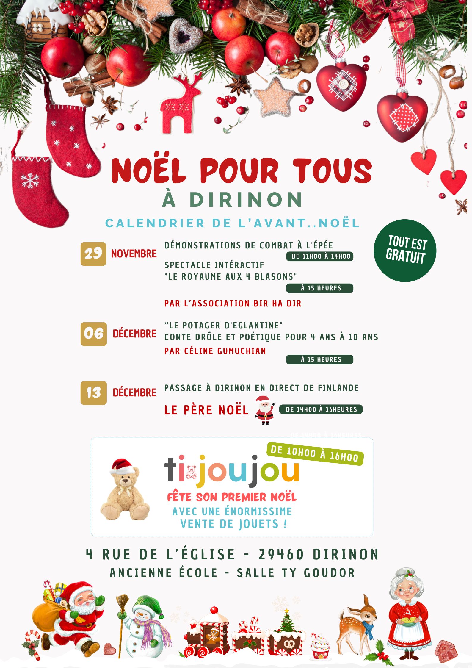 Noel pour tous à Dirinon